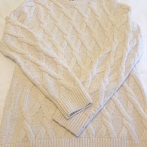 Classic cable-knit sweater